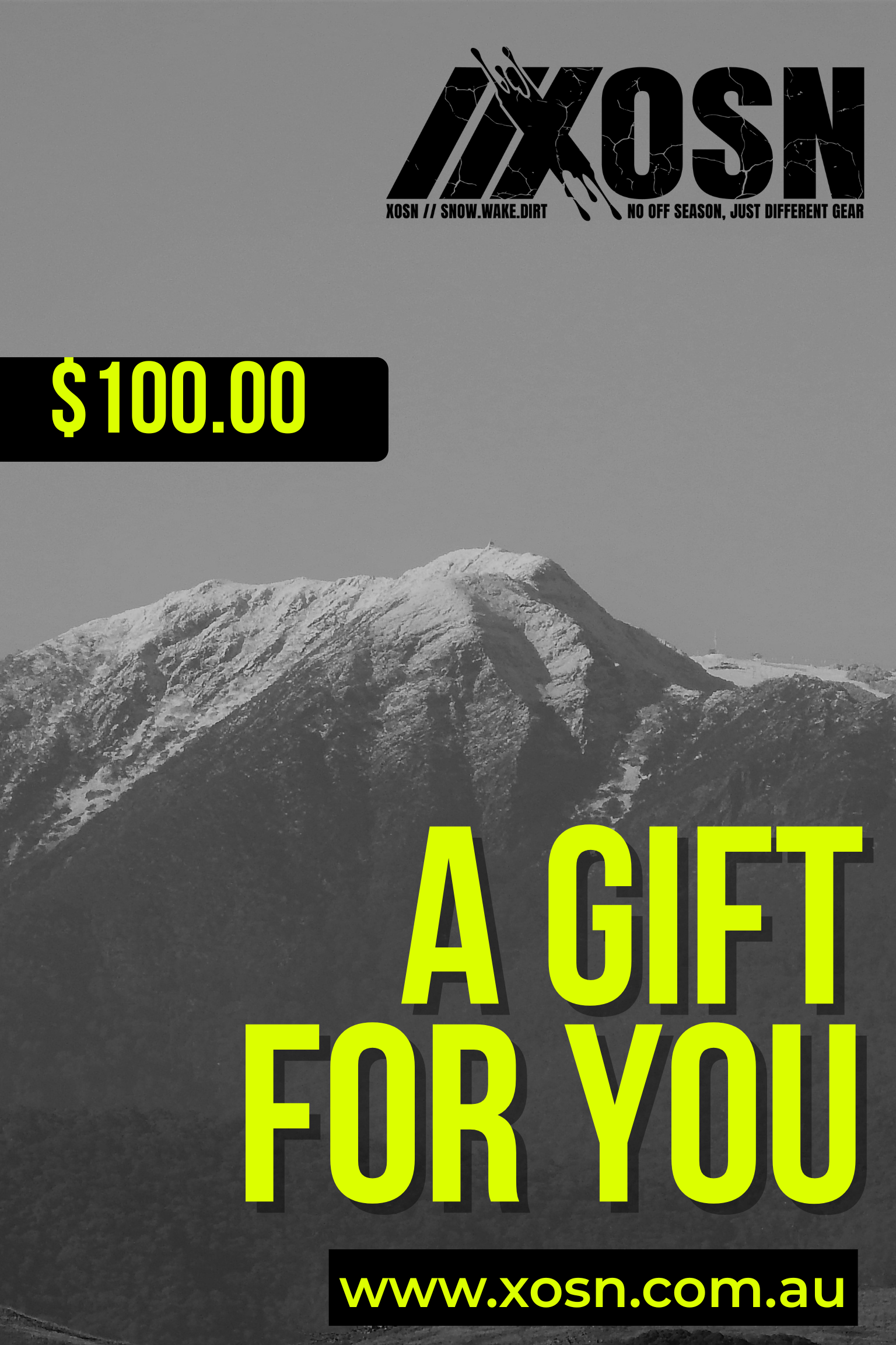 XOSN // No Off Season GIFT CARD