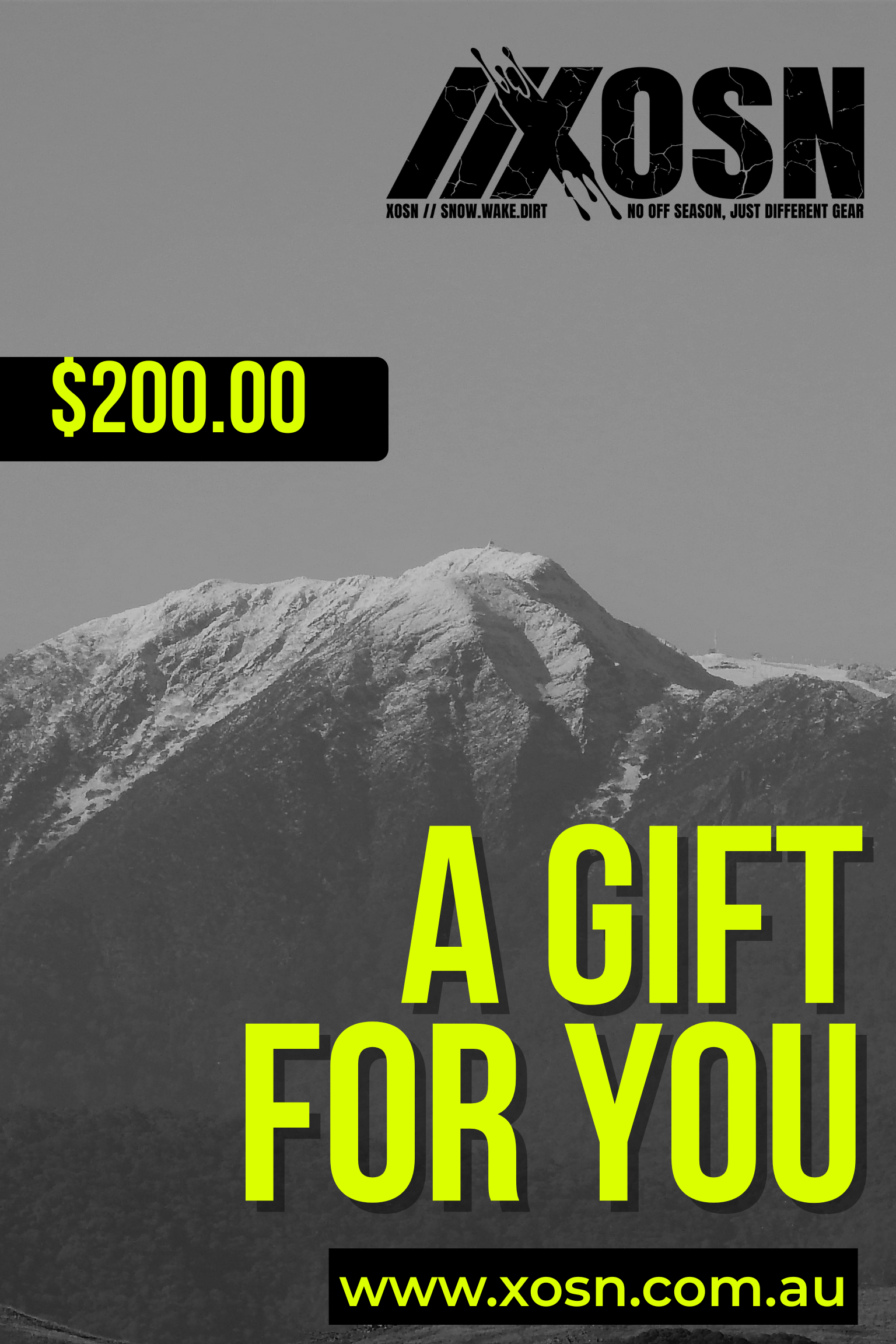 XOSN // No Off Season GIFT CARD