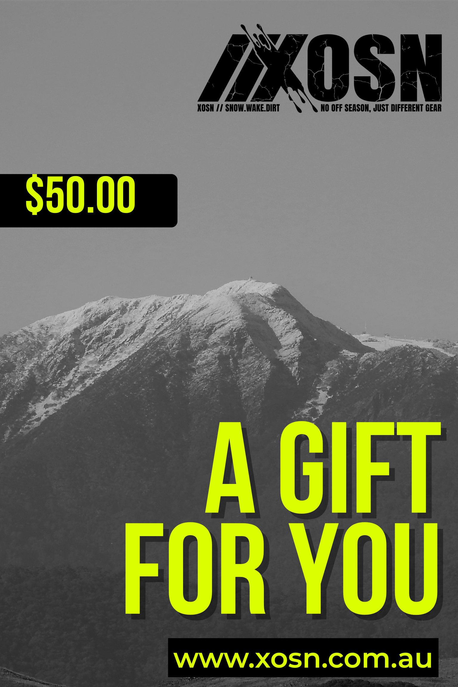 XOSN // No Off Season GIFT CARD